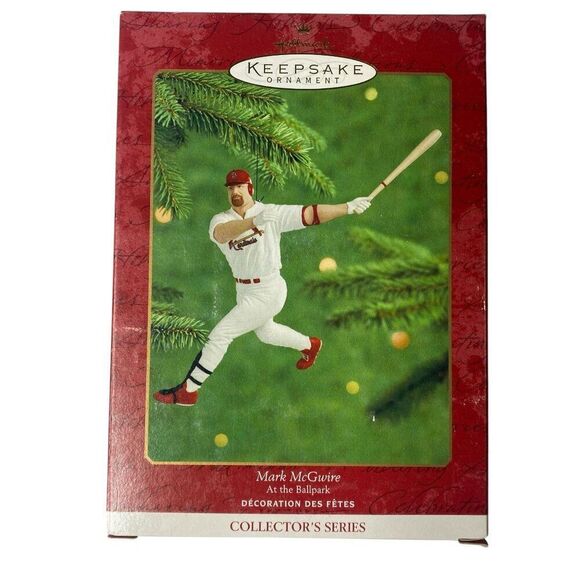 Mark McGwire Baseball Hallmark Keepsake Ornament Series - Picture 1 of 3
